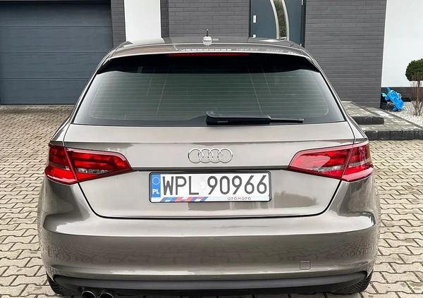 Audi A3 cena 43900 przebieg: 214000, rok produkcji 2013 z Świątniki Górne małe 704